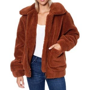 Size medium Elodie teddy coat